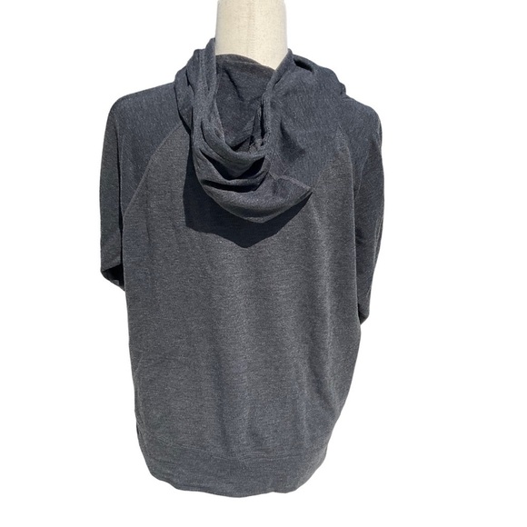 The North Face Pull Over 3 Panel Hood Cowl Neck Drawcord Front Pouch Hoodie - Picture 6 of 14